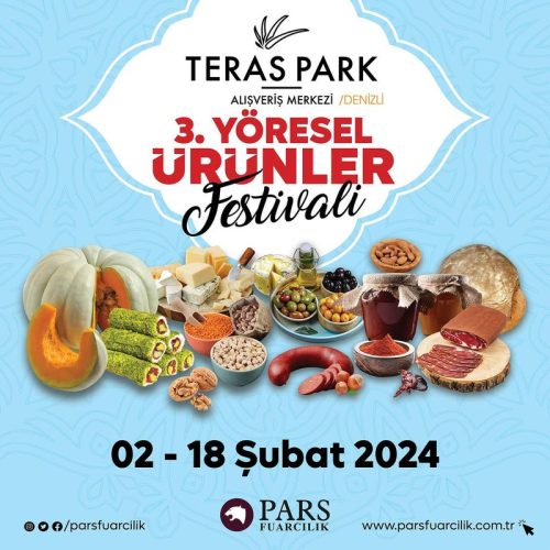 Denizli Teras Park Yöresel Ürünler Festivali